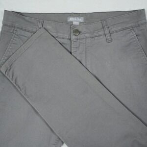 Ash & Erie Mens Essential Chino Pants Grey Slim Tapered 31x29 (Fits 31x25.5)